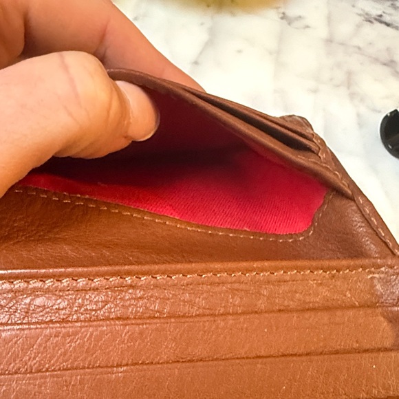 Dooney & Bourke Chestnut Leather Wallet - Picture 5 of 8
